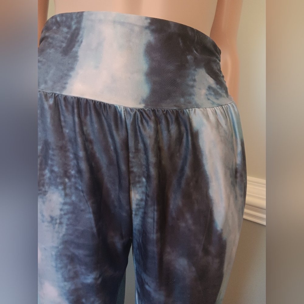 UE Blue and Black Track Pants with Relaxed Fit - Picture 2 of 6